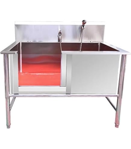 新品 オリジナル ドッグバス 1000×450×800 深さ350 ペットシンク Amazon.co.jp: 【個人宅/現場のみ】【ドッグバス】幅750×奥行450×高さ
